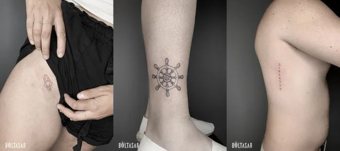 Tatuaje de estilo minimalista