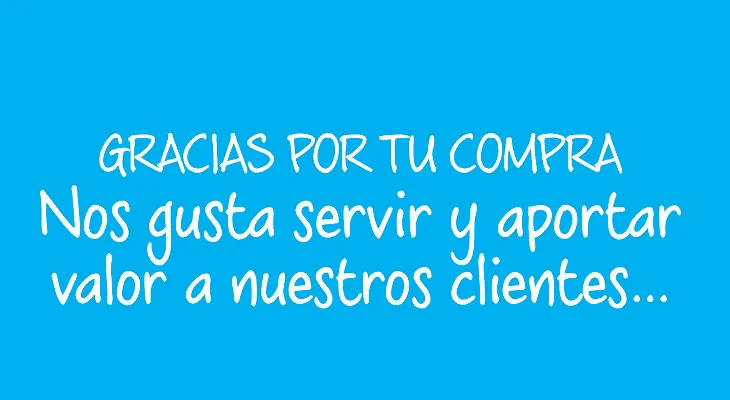 Gracias por tu compra