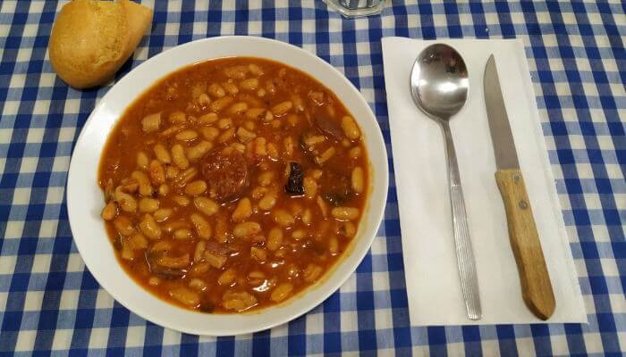 Alubias blancas mar y montaña